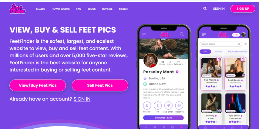 FeetFinder Website