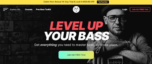 Scotts Bass Lessons all things bass guitar — weekly courses, podcasts, blogs, videos, and community through a membership community.