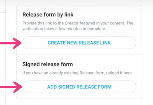 Releasing forms by link and signed release forms are the two popular options for filling out OnlyFans release forms.