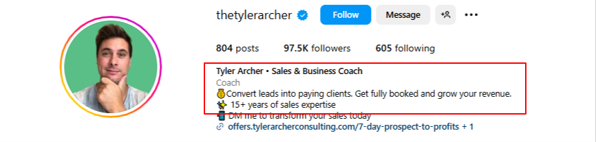 Tyler Archer is a business coach who specializes in sales conversion.