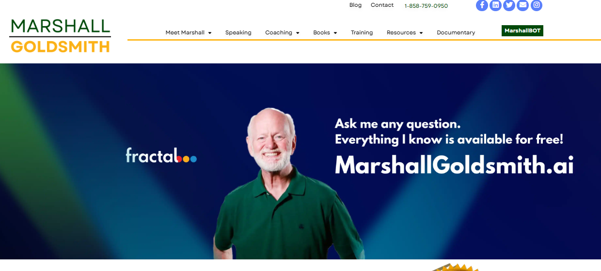 Marshall Goldsmith is a thought leader, author, and executive coach renowned for 360-degree feedback.