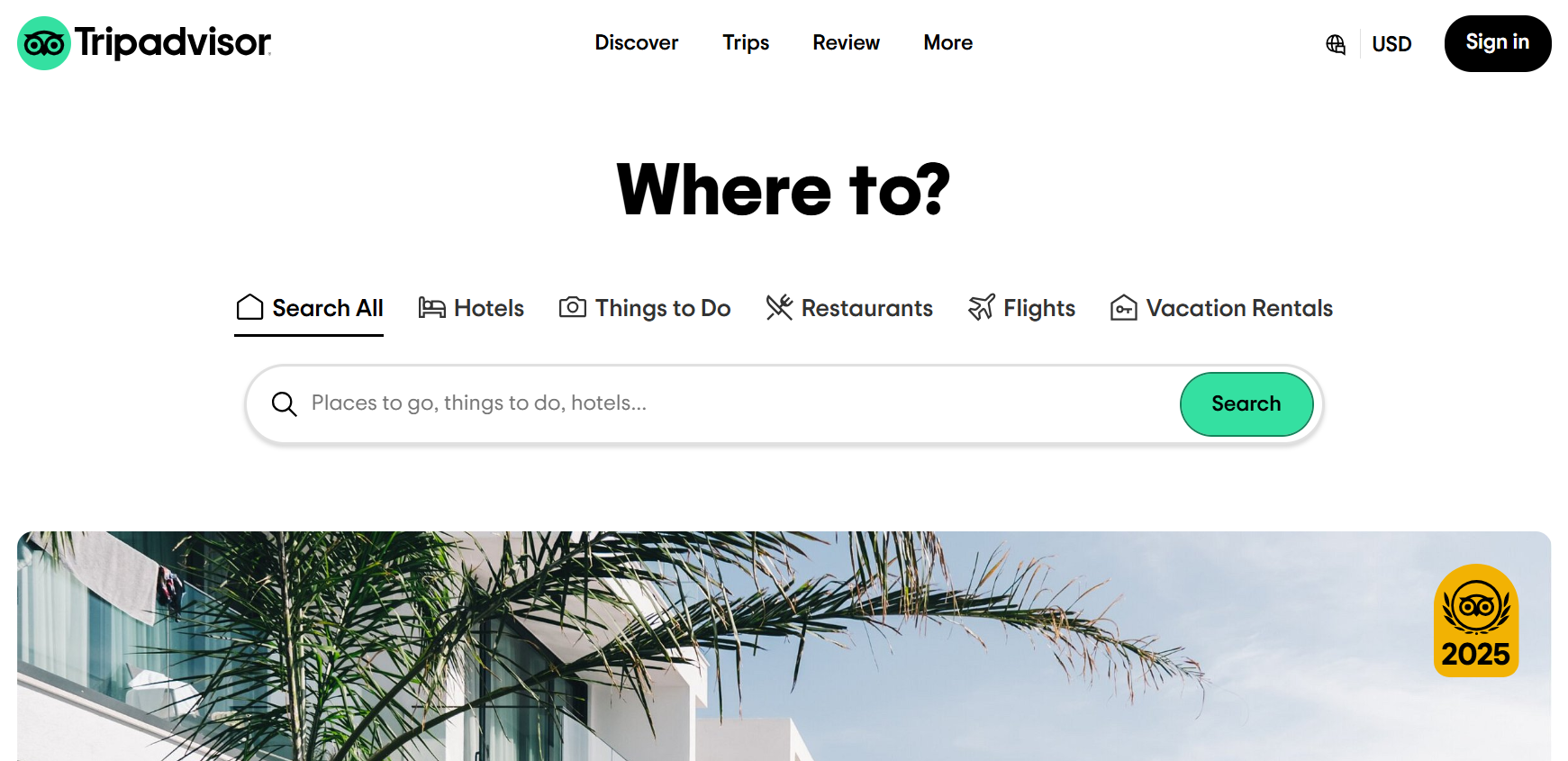 The intuitive search tool makes the site easy and navigable for users.