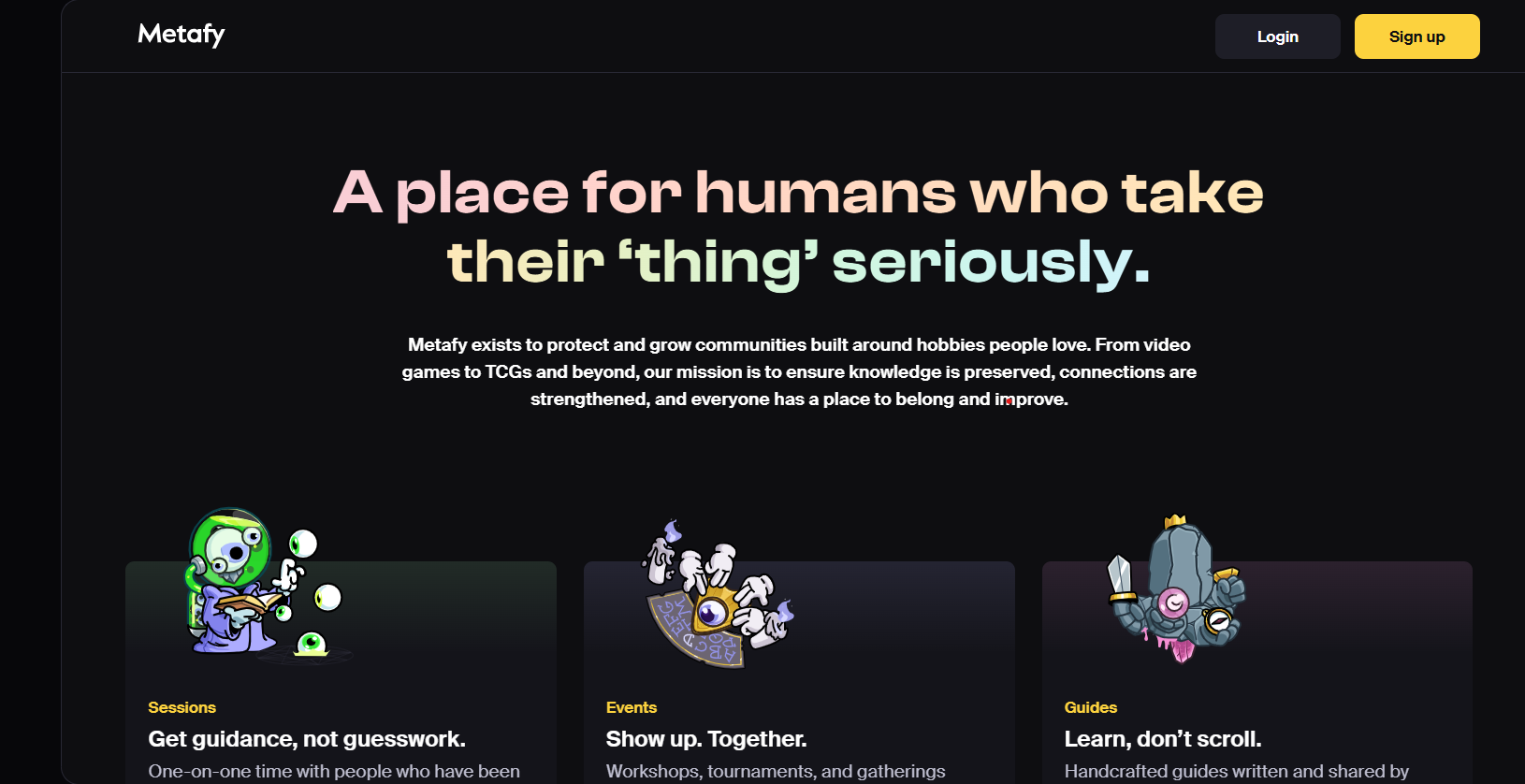 Metafy, coaching marketplace for improving gaming skills