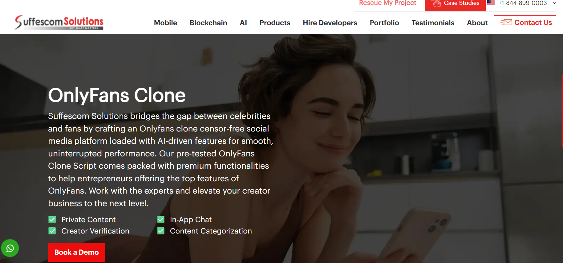 Suffescom Solutions team developing a custom OnlyFans-style subscription platform