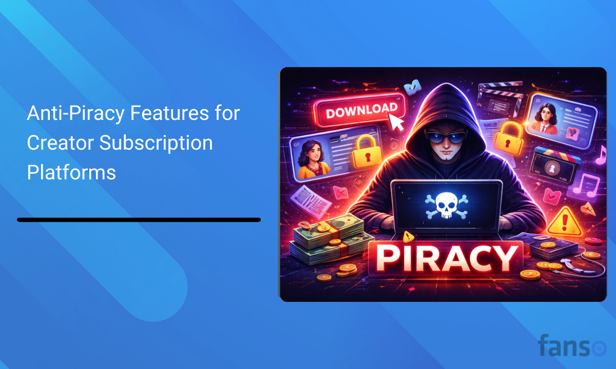 Anti-Piracy Features for Creator Subscription Platforms