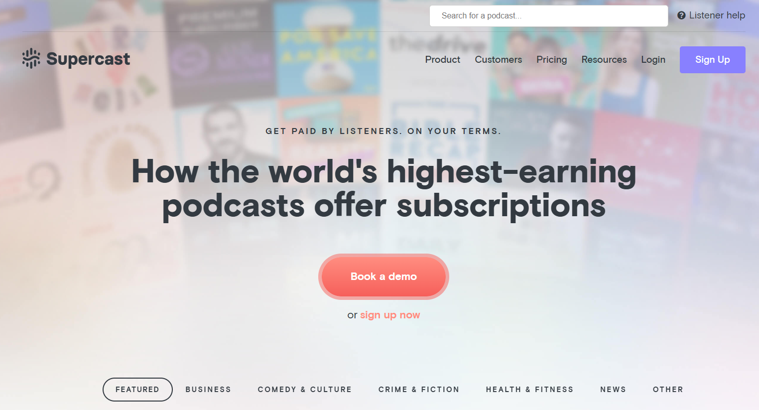 supercast podcast subscription website