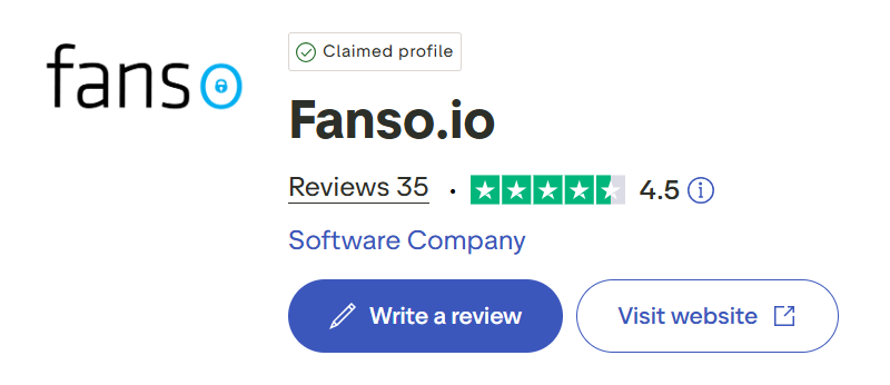 Fanso.io software company reviews and ratings profile