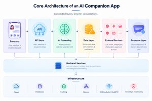AI Companion App Architecture Diagram