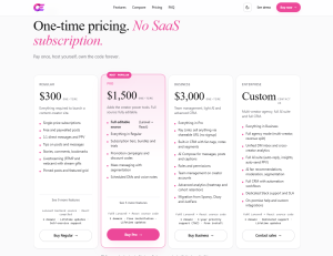 OfEngine Onlyfans Clone Pricing