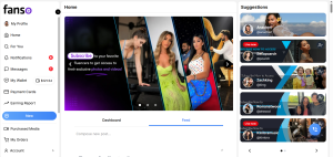 OnlyFans clone script demo dashboard 
