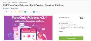 PHP FansOnly Patrons