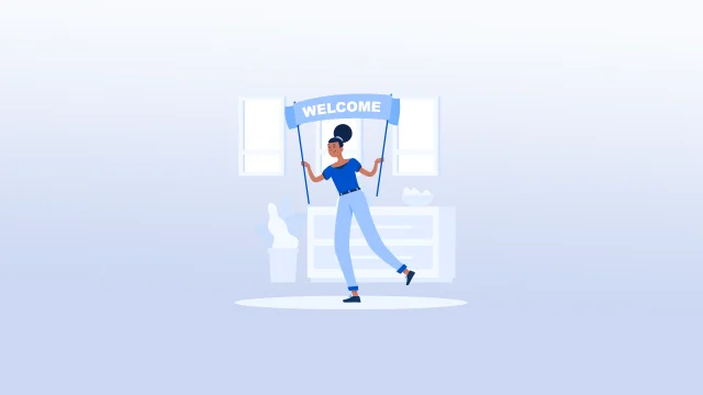 Automated welcome message