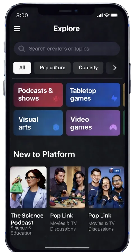 User dashboard of Fanso Patreon clone